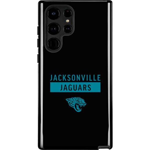 NFL Jacksonville Jaguars Black Performance Series Galaxy S25 Ultra Impact Case